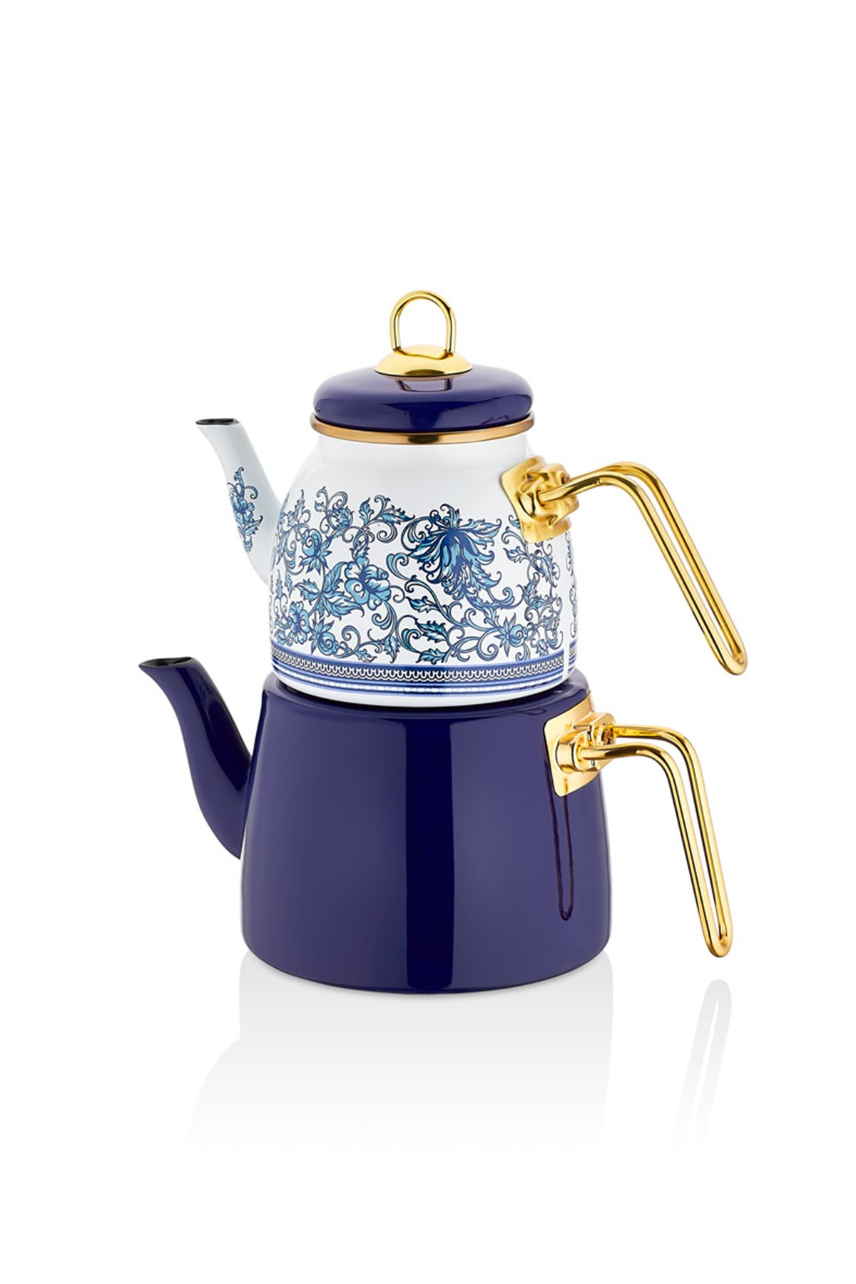 Чайник двойной Paçi-Elite Class 2,0/1,0 эмалированный с рисунком Чайник двойной Paçi-Elite Class 2,0/1,0 эмалированный с рисунком