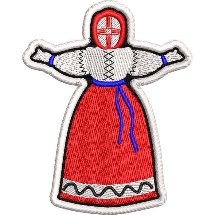 Нашивка Кукла Мотанка №3 6,5x8 см (2301450532)