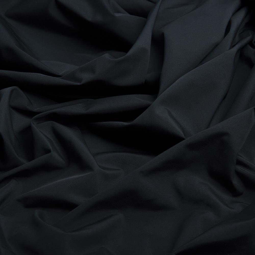 Ткань плащевая однотонная V-1001 чорна