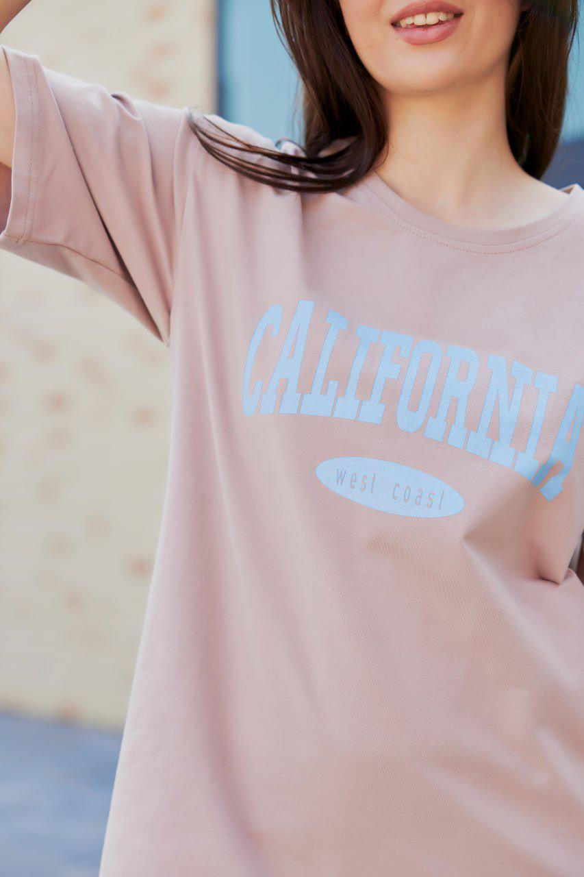 Прогулочный костюм женский летний с велосипедками М103.1 XS Кофейный (335-1-66) - фото 2 Прогулочный костюм женский летний с велосипедками М103.1 XS Кофейный (335-1-66) - фото 2