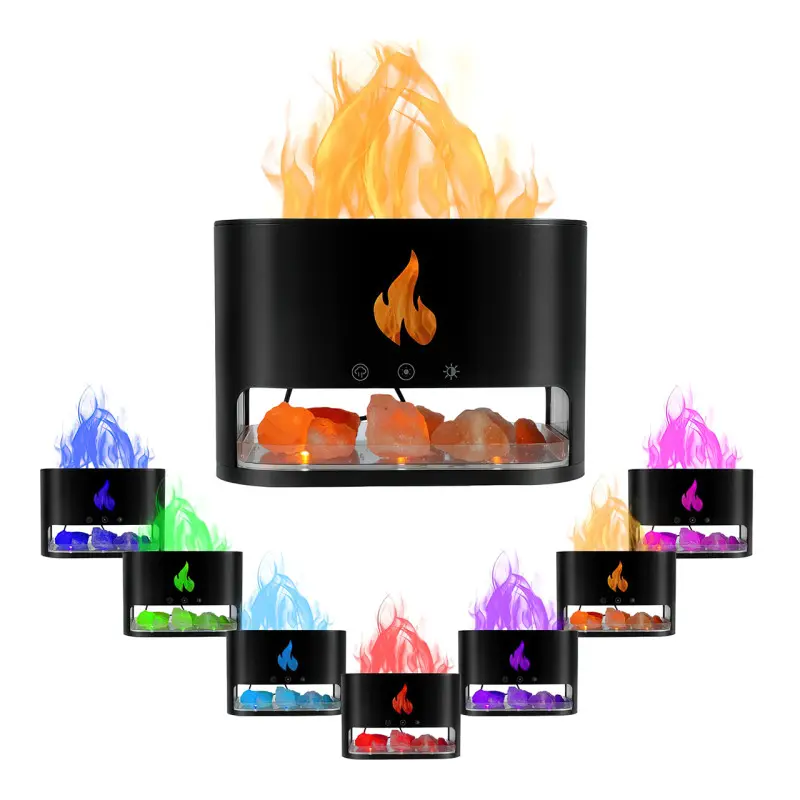 Зволожувач повітря Docsal Flame 3в1 ультразвуковий з соляним камінням (16290) - фото 8 Зволожувач повітря Docsal Flame 3в1 ультразвуковий з соляним камінням (16290) - фото 8