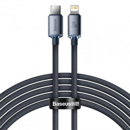 Кабель BASEUS Crystal Shine Series Type-C to Lightning 20W 2 м Black (CAJY000301)