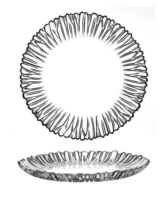 Набір тарілок Aurora Ø 21 см 12 шт. закусочна (PB-10512-12) - фото 2