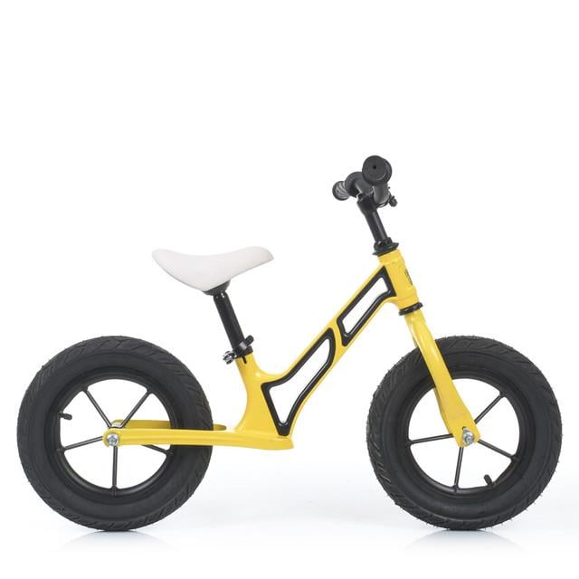 Біговел дитячий PROFI KIDS HUMG1207A на магнієвій рамі 12" Жовтий