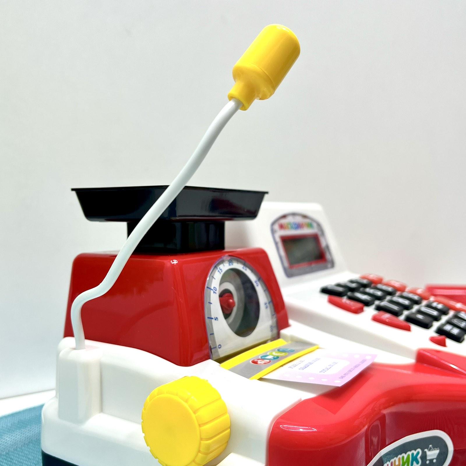 Детский игровой кассовый аппарат Limo Toy с продуктами весами деньгами Красный (7162-1 UA) - фото 9 Детский игровой кассовый аппарат Limo Toy с продуктами весами деньгами Красный (7162-1 UA) - фото 9