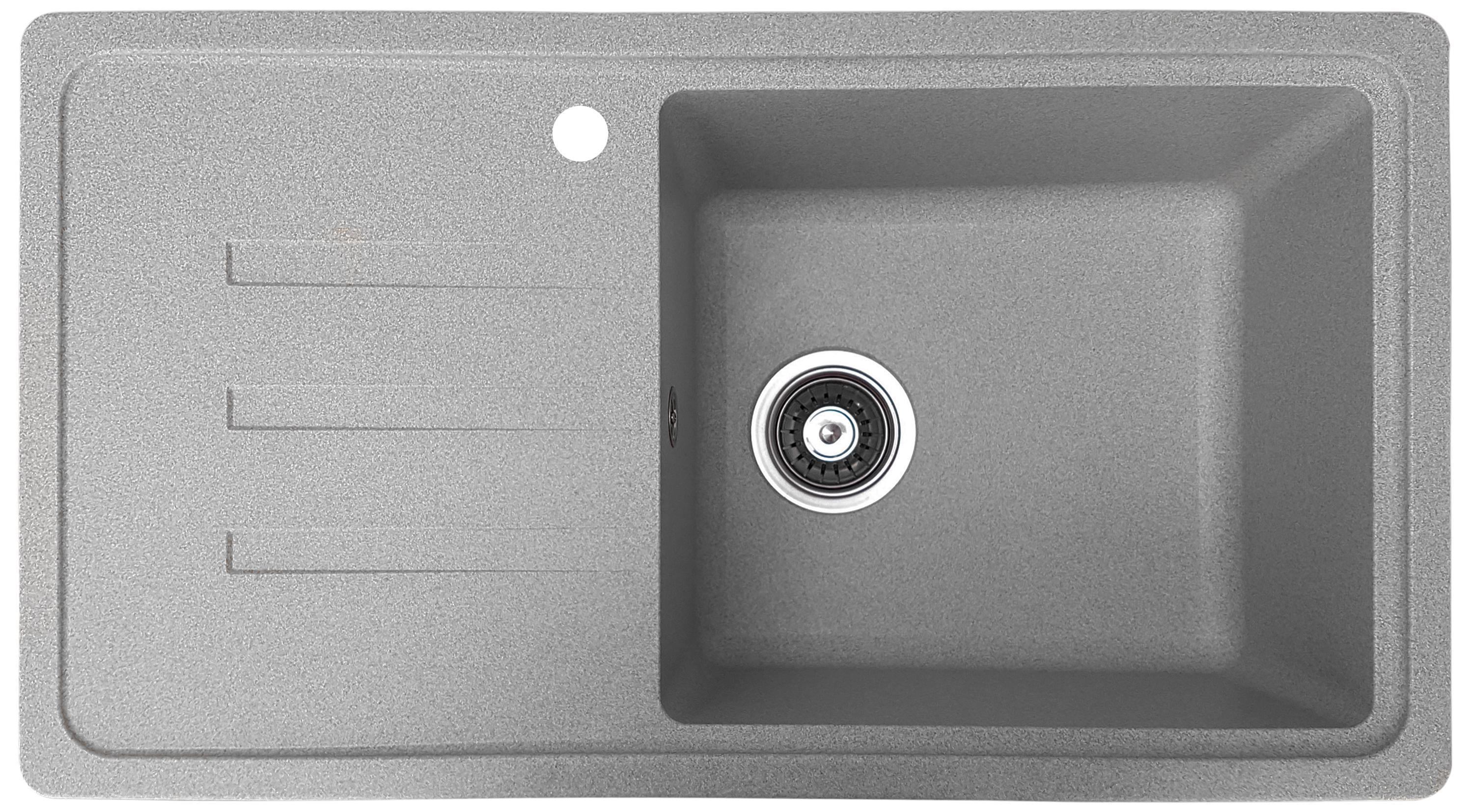 Мойка кухонная Valetti 36L 780x435 мм Серый