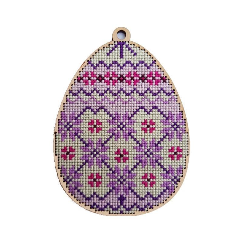 Набор для вышивания крестиком Alisena 5502а-Б Пасхальная – с подвеской (23435)