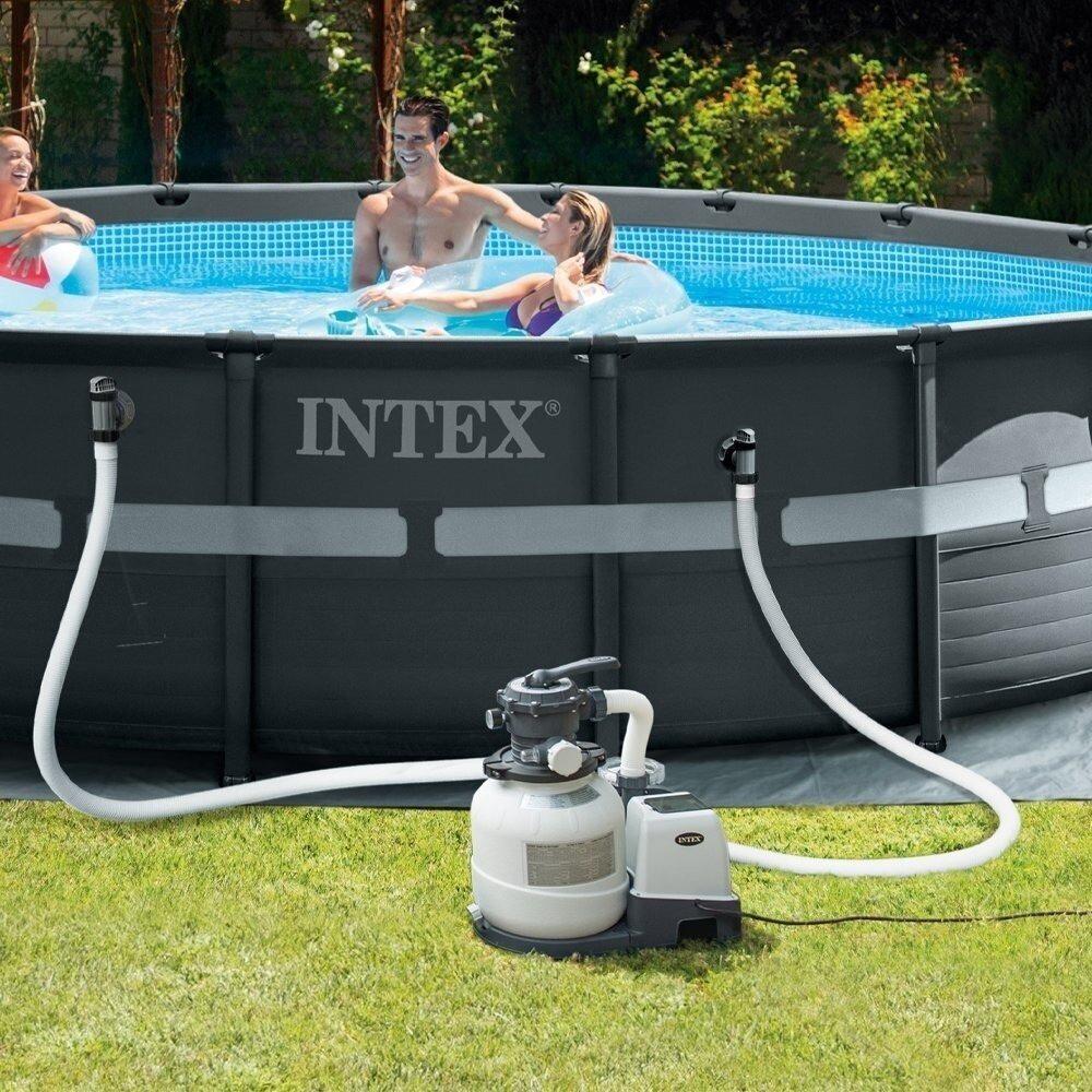 Пісочний фільтр-насос-хлоргенератор Intex 26680 QX2600 8000 л/год. 11 г/год. для басейнів до 56800 л (18165716) - фото 5 Пісочний фільтр-насос-хлоргенератор Intex 26680 QX2600 8000 л/год. 11 г/год. для басейнів до 56800 л (18165716) - фото 5