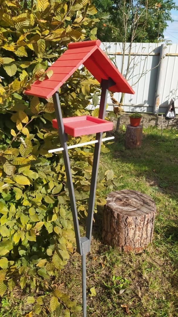 Кормушка разборная для птиц Фале из дерева 38х16х160 см Красный - фото 6 Кормушка разборная для птиц Фале из дерева 38х16х160 см Красный - фото 6