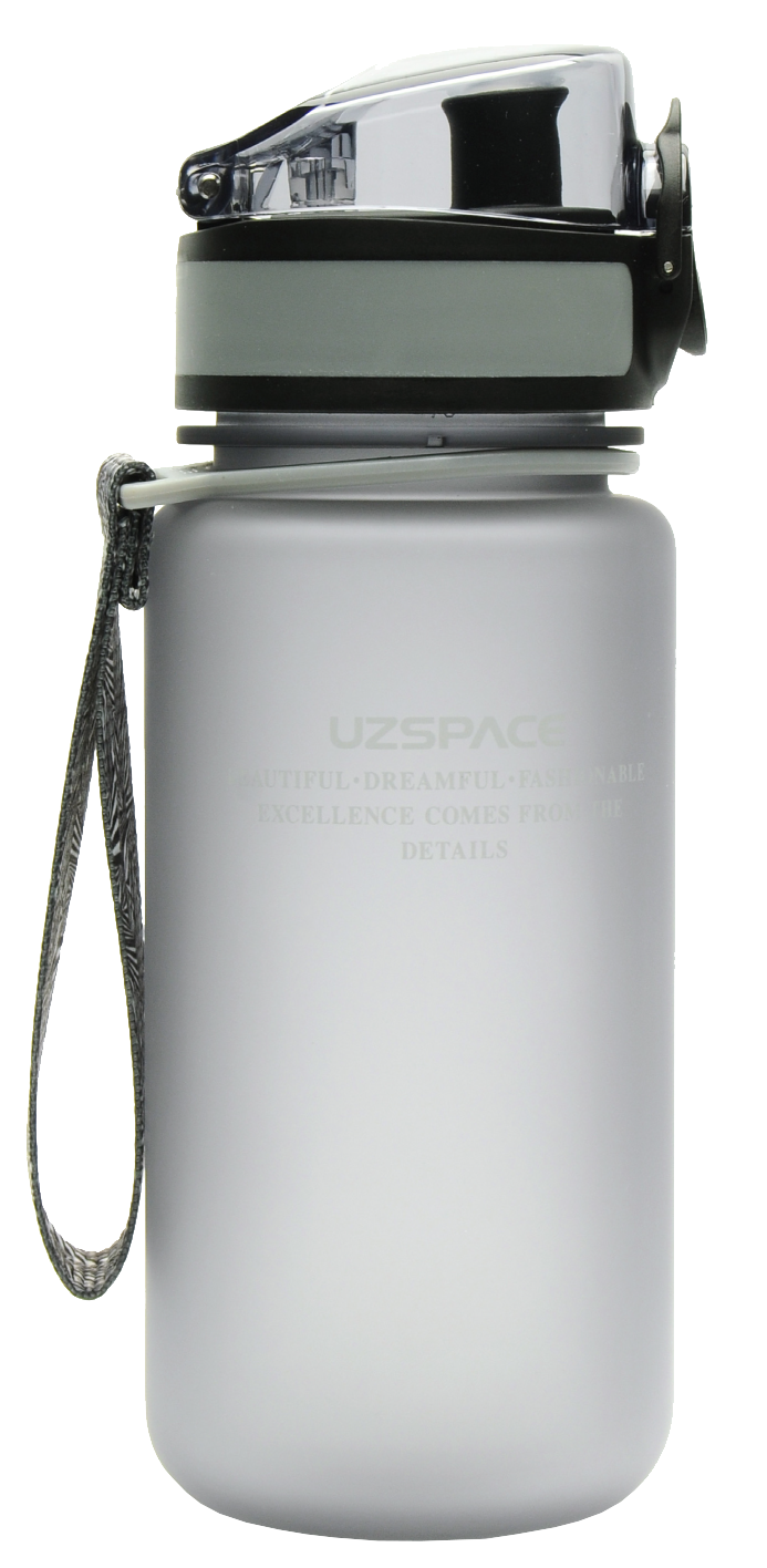 Бутылка для воды UZspace Frosted 350 мл Серый (3034)