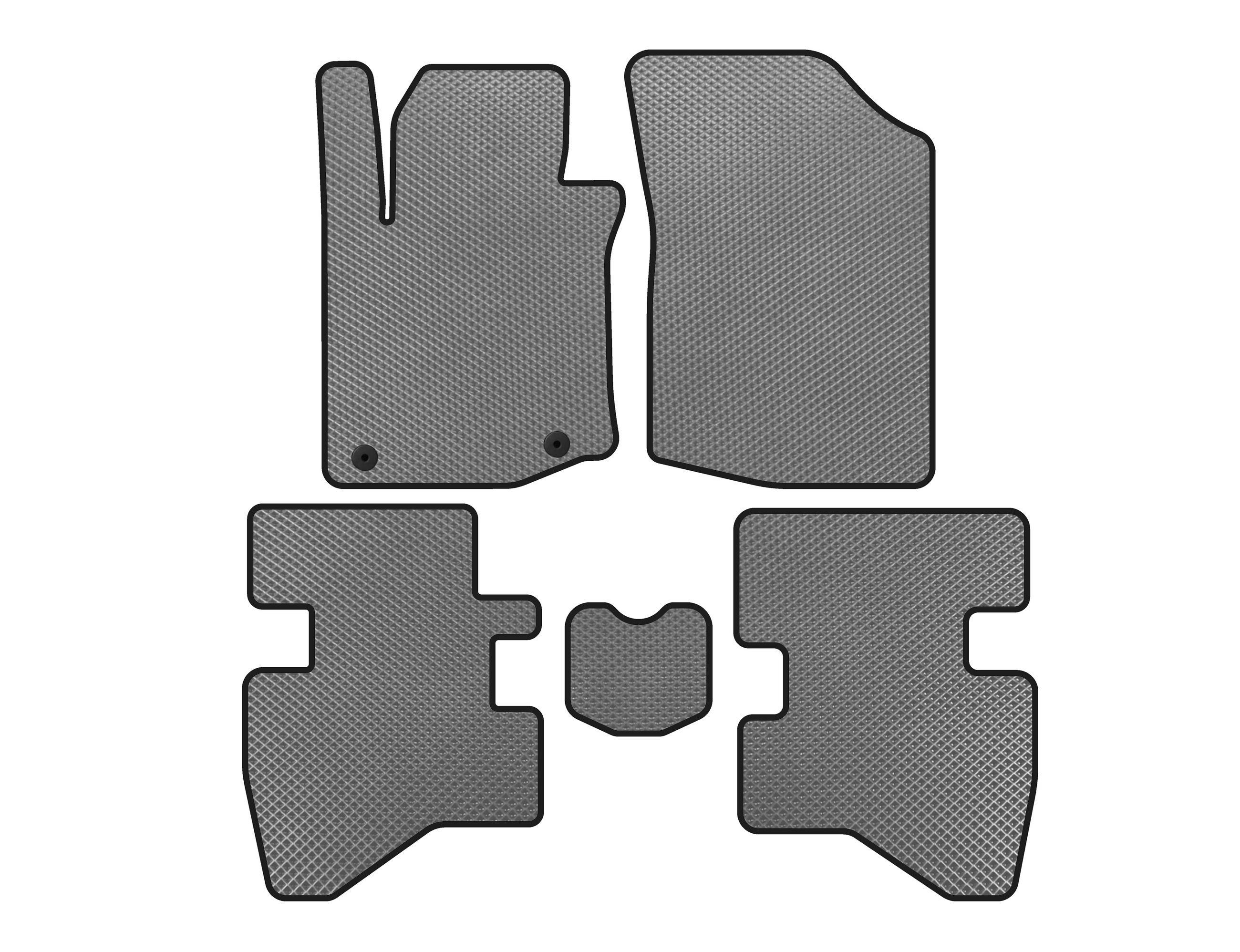 Коврики Digital Designs HB EVA для Citroen C-1 2014-2021 гг. этилвинилацетат Серый (142982)