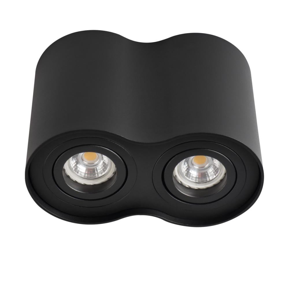 Светильник точечный Kanlux BORD DLP-250-B 2xGU10 IP20 Черный матовый (22555)