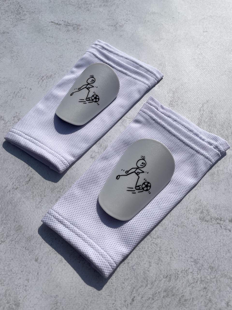 Комплект мини-щитки футбольные и держатели-сеточки для щитков Белый (2639281112)