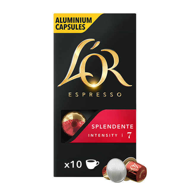 Кофе молотый в капсулах L'OR Nespresso Espresso Splendente 52 г 10 шт. Кофе молотый в капсулах L'OR Nespresso Espresso Splendente 52 г 10 шт.