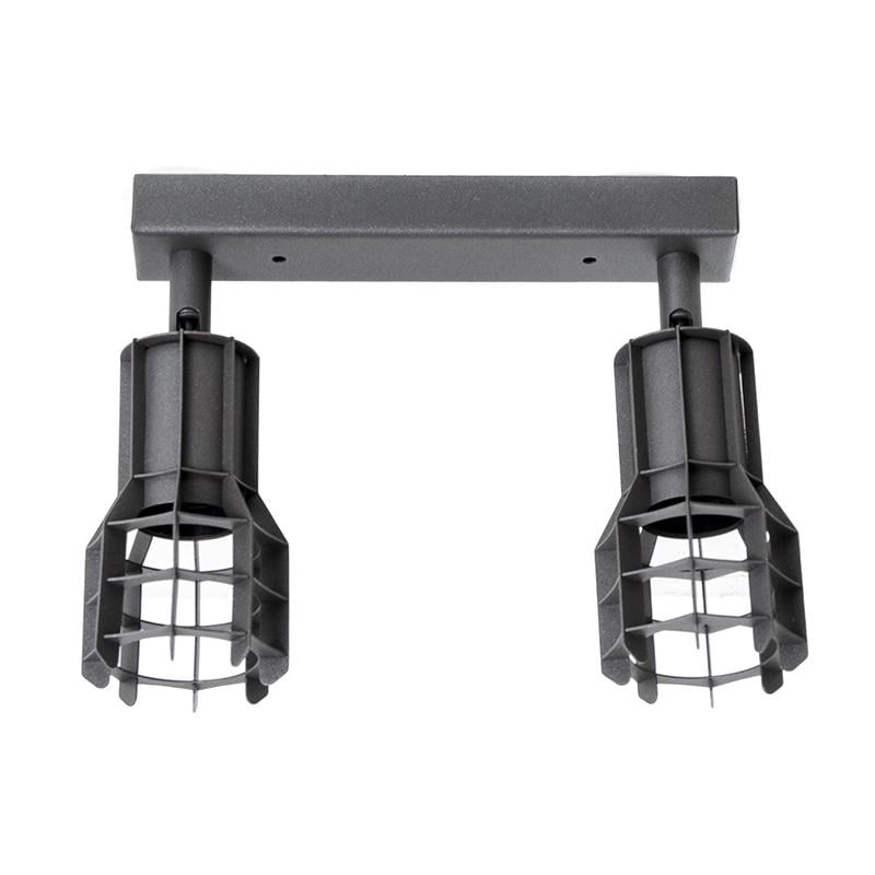 Светильник потолочный Atmolight Spoty C L80-2 на две лампы Черный / Перламутровый (1395)