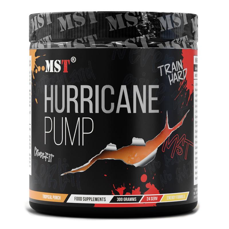 Предтренировочный комплекс MST Hurricane Pump Тропический пунш 300 г (09944-02)