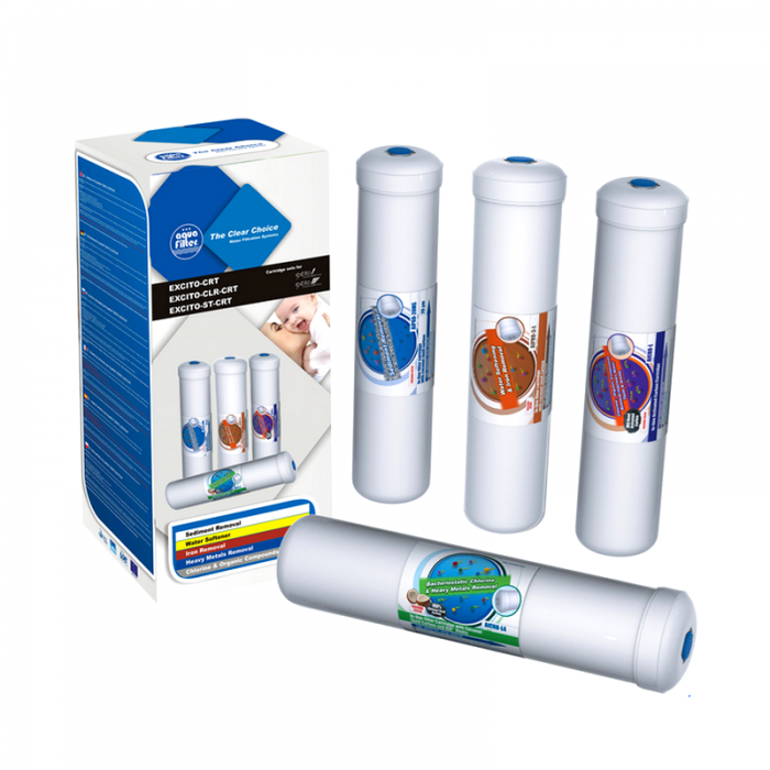 Комплект картриджей Aquafilter EXCITO-CRT 4 шт. Комплект картриджей Aquafilter EXCITO-CRT 4 шт.