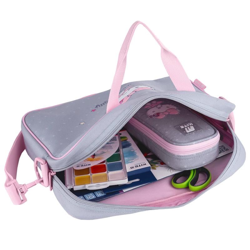 Шкільна сумка текстильна KITE Hello Kitty Сірий (HK25-589-1) - фото 6 Шкільна сумка текстильна KITE Hello Kitty Сірий (HK25-589-1) - фото 6