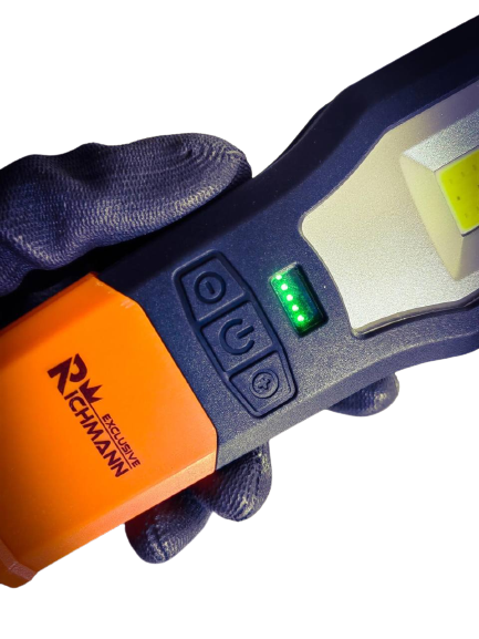 Ліхтарик світлодіодний акумуляторний Richmann LED COB 10 W/LED 5 W 550 Lm (C6819) - фото 7