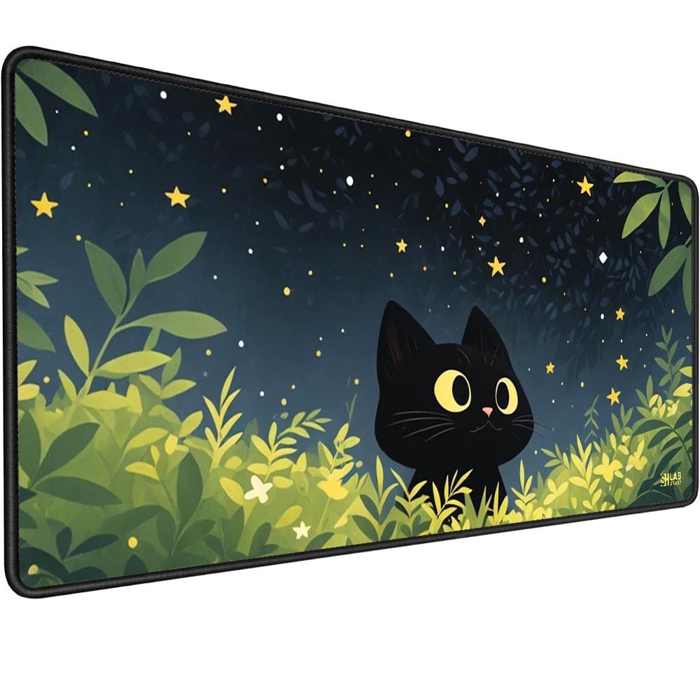Игровая поверхность SHLab Black Cat At Night SHM-919 70x30 см (37837)