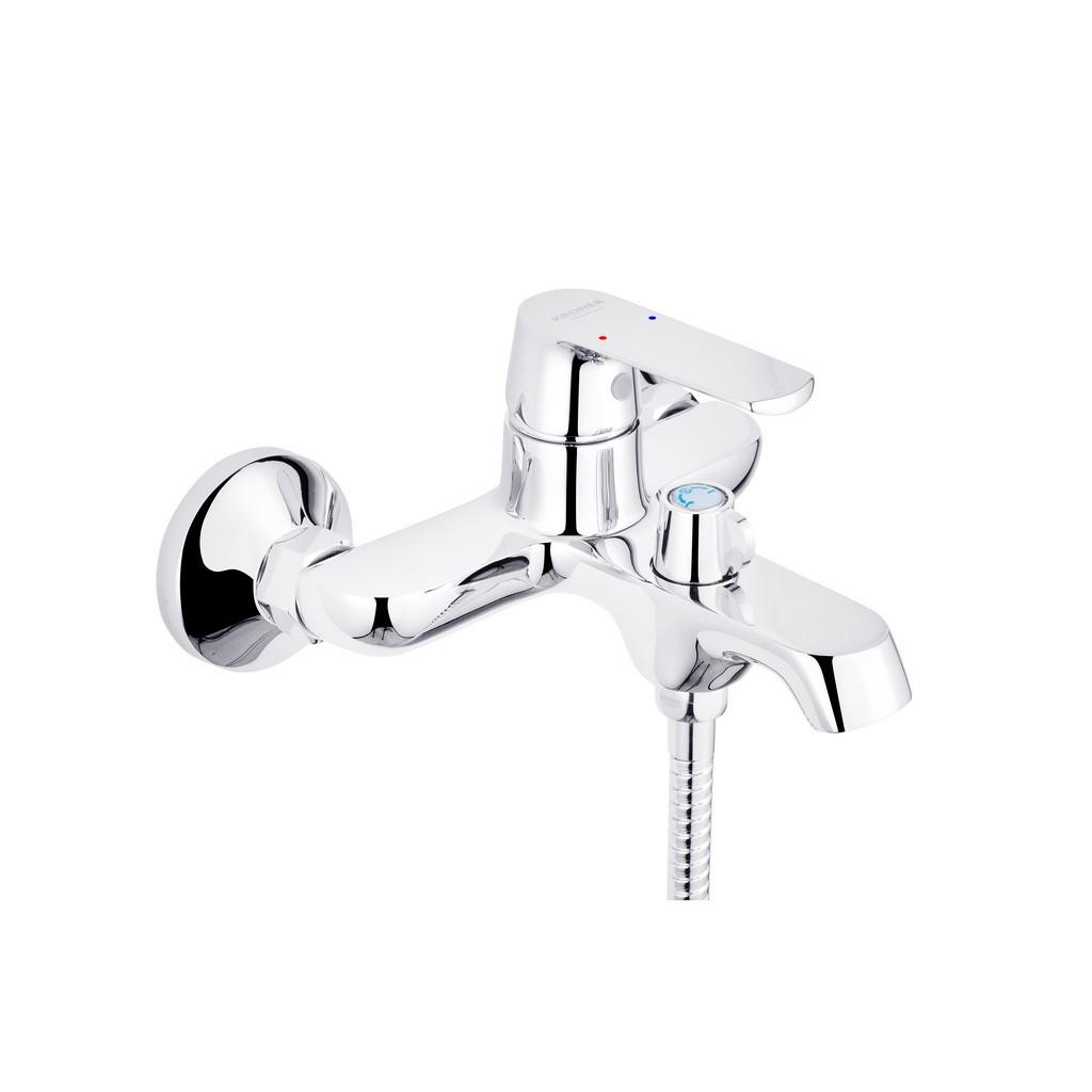 Смеситель для ванны Kroner KRP Armada C060 с душевым гарнитуром Хром (CV024312)