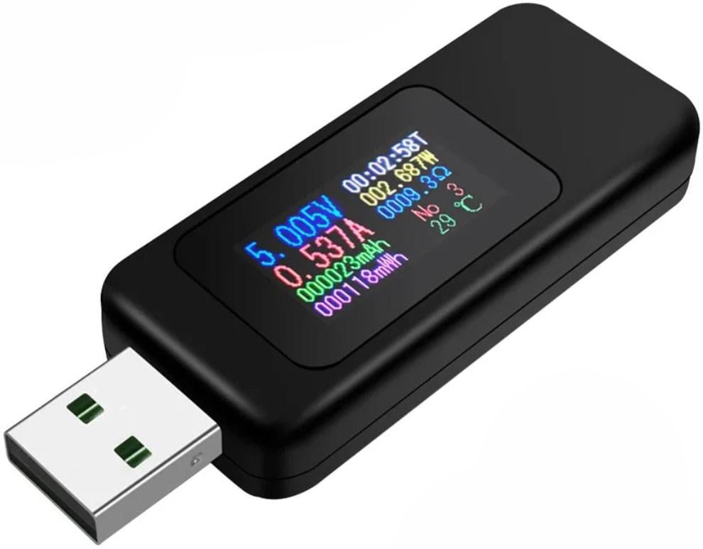 Тестер USB Keweisi KWS-MX18L Black (2972323497)
