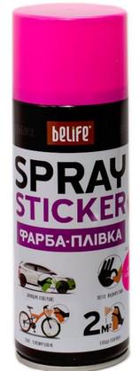 Фарба-плівка BeLife Spraysticker матовий Фуксія (R1012) - фото 2