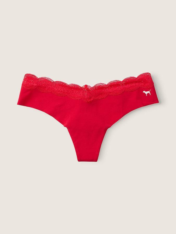 Трусики бесшовные Victoria's Secret Pink No-Show Thong Red M Красный (26625795) Трусики бесшовные Victoria's Secret Pink No-Show Thong Red M Красный (26625795)