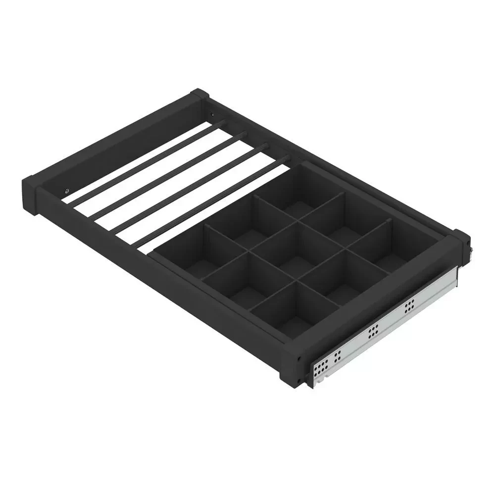 Брючница Starax S-6705-A с ячейками 800 мм Антрацит (S-6795)