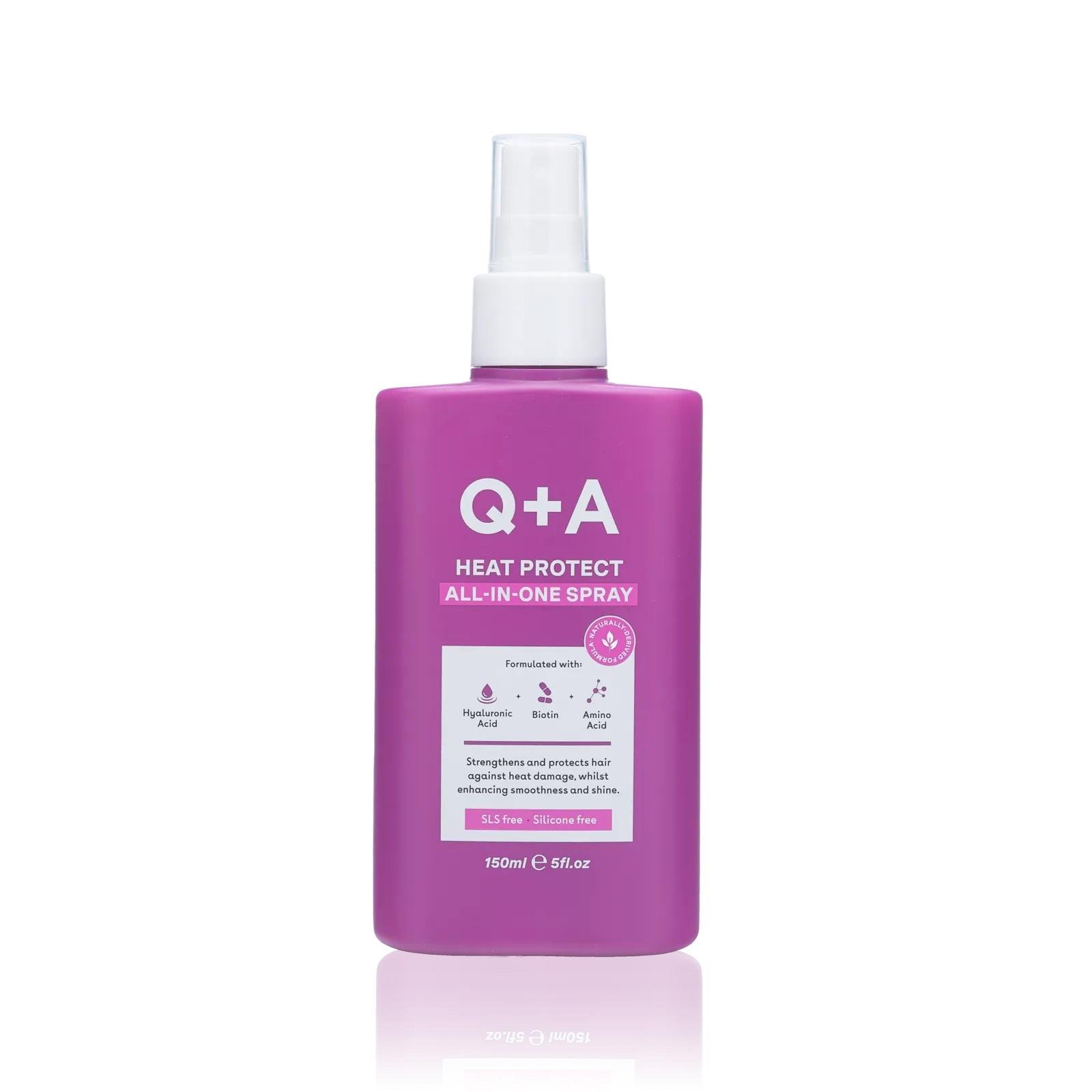 Термозащита для волос Q+A Heat Protect All-in-One Spray 150 мл