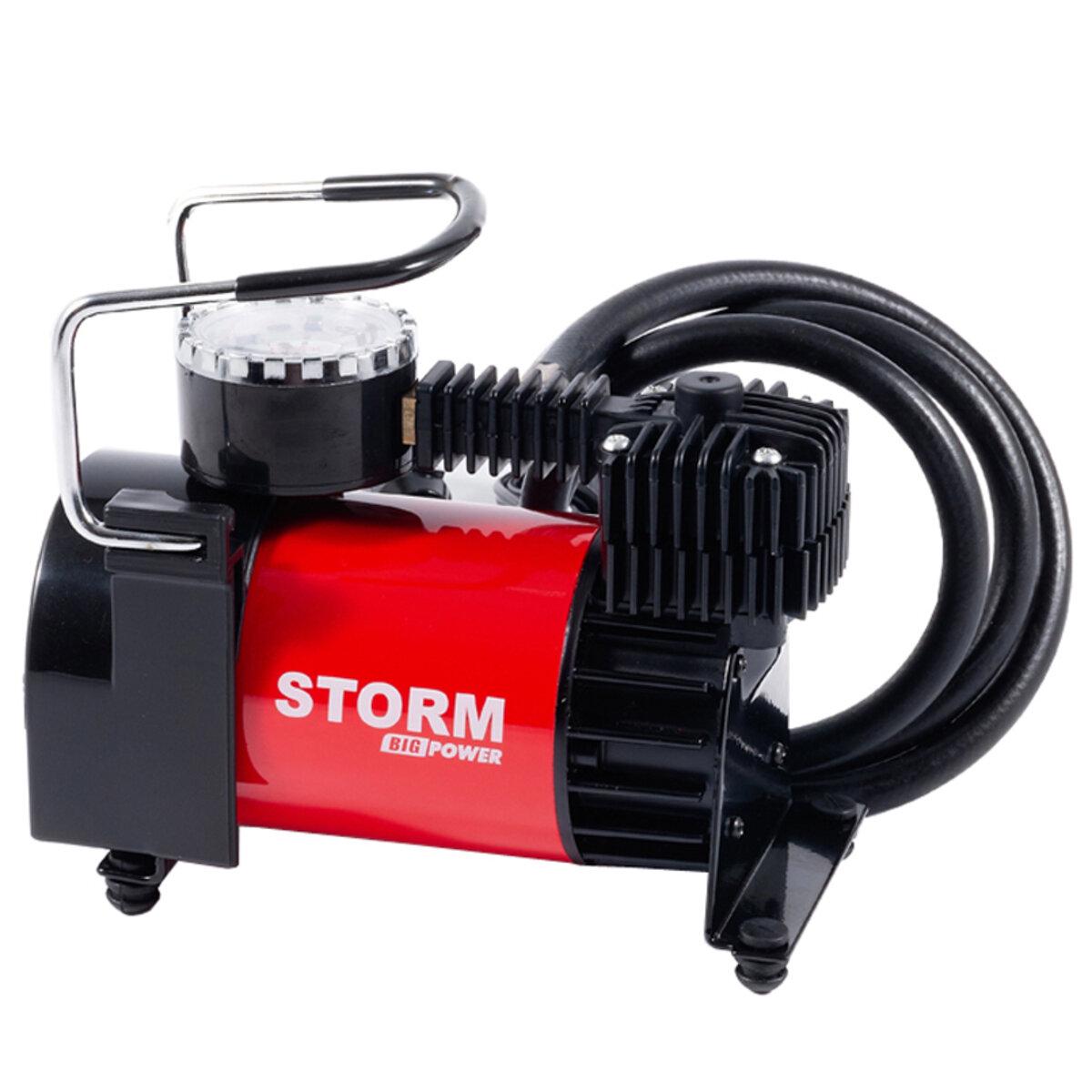 Компресор автомобільний STORM Big Power Autostop 10 Атм 37 л/хв 170 Вт (20320)