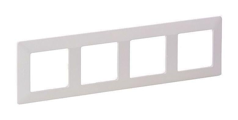 Рамка для розетки Legrand Valena Life 4 пости Білий (30370034) Рамка для розетки Legrand Valena Life 4 пости Білий (30370034)