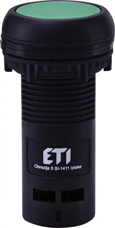 Кнопка управления ETI ECF-01-G 1NC 22 мм Зеленый (4771461)