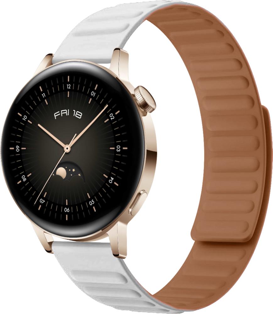 Ремінець Magneter для Huawei Watch GT3 42 мм White (26632-29) Ремінець Magneter для Huawei Watch GT3 42 мм White (26632-29)
