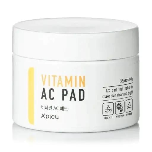 Пилинг-диски для очищения кожи лица A'pieu Vitamin AC Pad 35 шт. (487_1162)