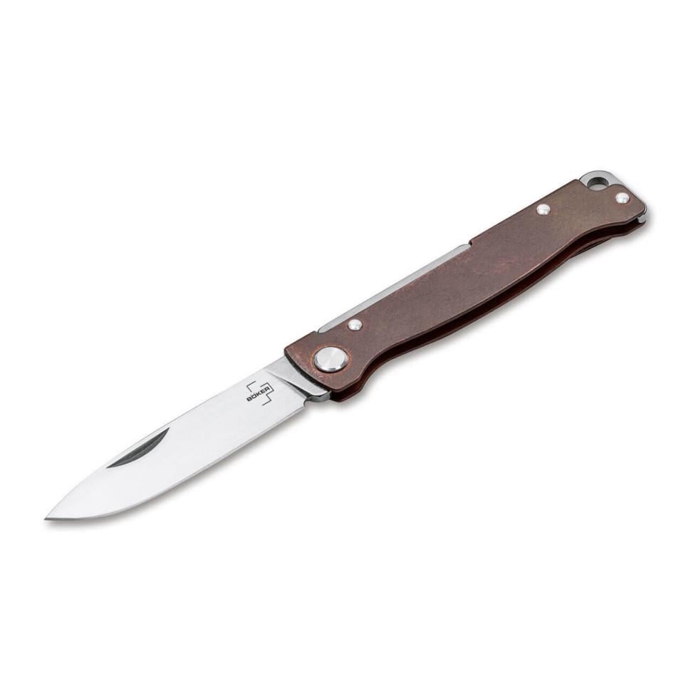 Нож складной туристический Boker Plus Atlas Сopper замок Slip joint (01BO852)