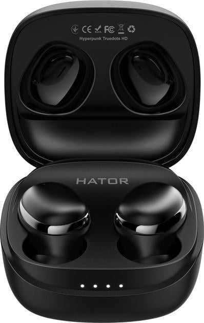 Наушники беспроводные Hator Hyrrpunk Truedots HD SyncHUB HTA411 Черный