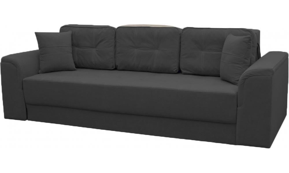 Диван ортопедичний Garnitur.plus Олівер 95х250х100 см Темно-сірий (DB-26-2)