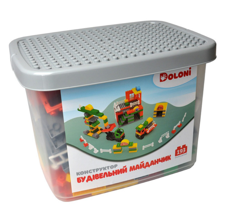 Конструктор Doloni Будівельний майданчик у боксі 193 дет. (013888/37)