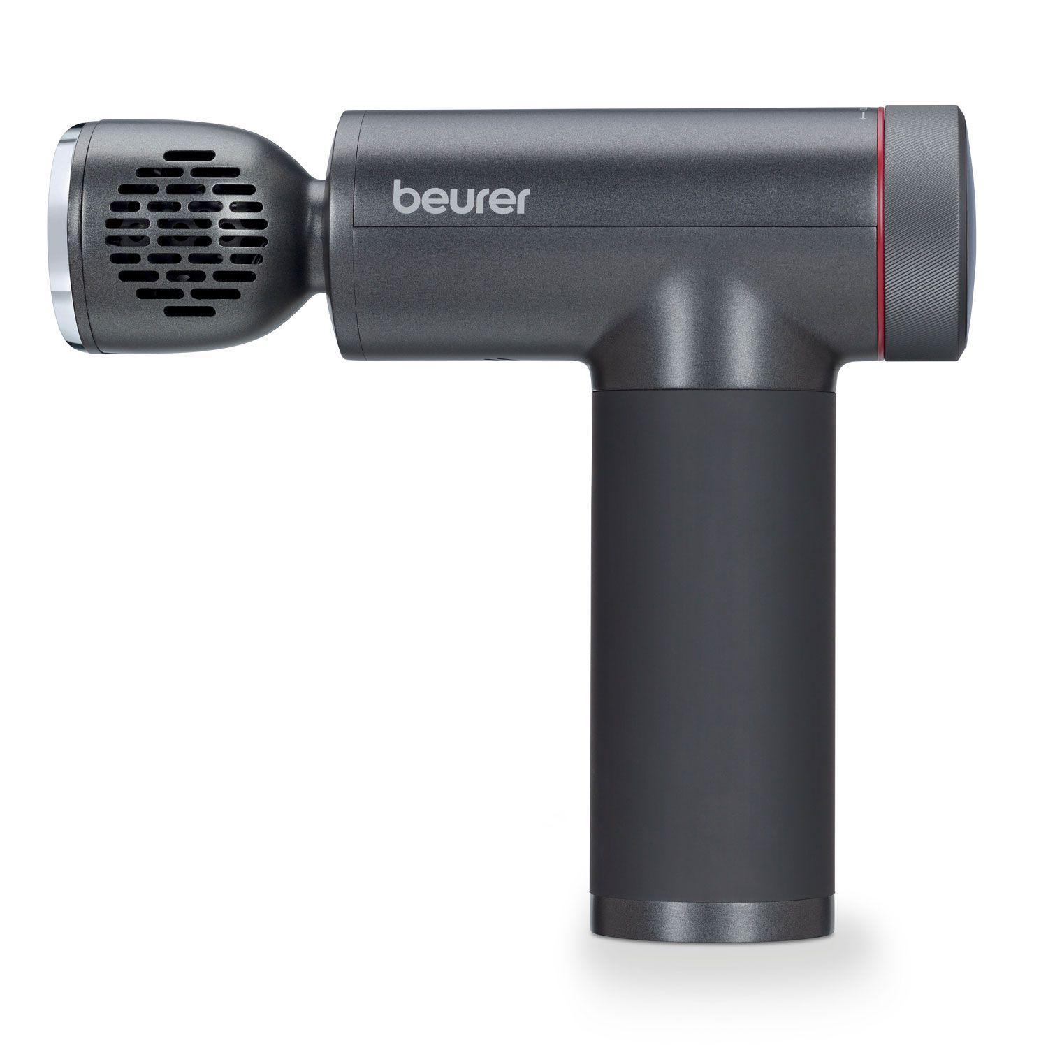 Масажер перкусійний акумуляторний Beurer MG 195 LE з 7 насадками Чорний (30651799) - фото 2 Масажер перкусійний акумуляторний Beurer MG 195 LE з 7 насадками Чорний (30651799) - фото 2