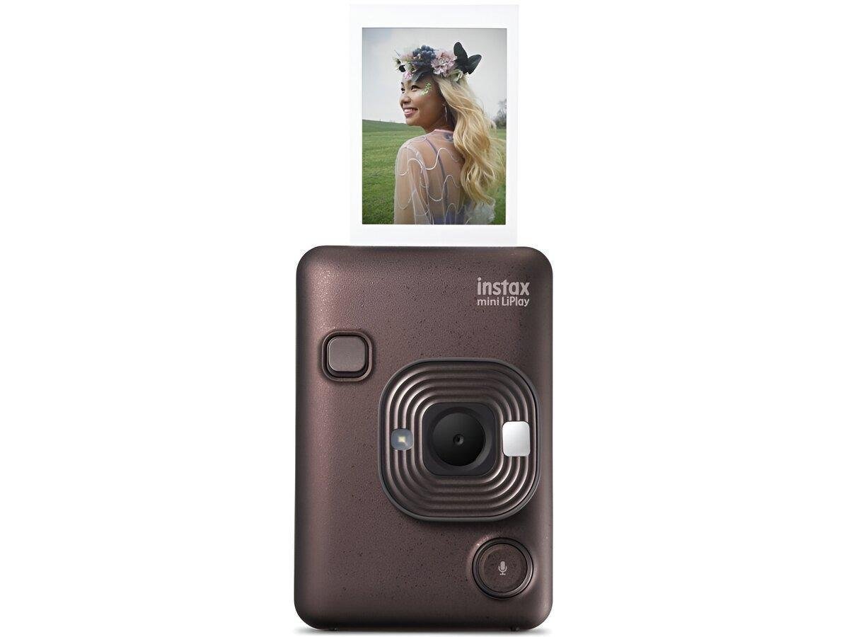 Камера моментального друку Fujifilm Instax Mini LiPlay Brown чохол/фотоальбом 108/фотоплівка 20 шт./фоторамка світлодіодна/наклейки 20 шт. (21463202) - фото 4 Камера моментального друку Fujifilm Instax Mini LiPlay Brown чохол/фотоальбом 108/фотоплівка 20 шт./фоторамка світлодіодна/наклейки 20 шт. (21463202) - фото 4