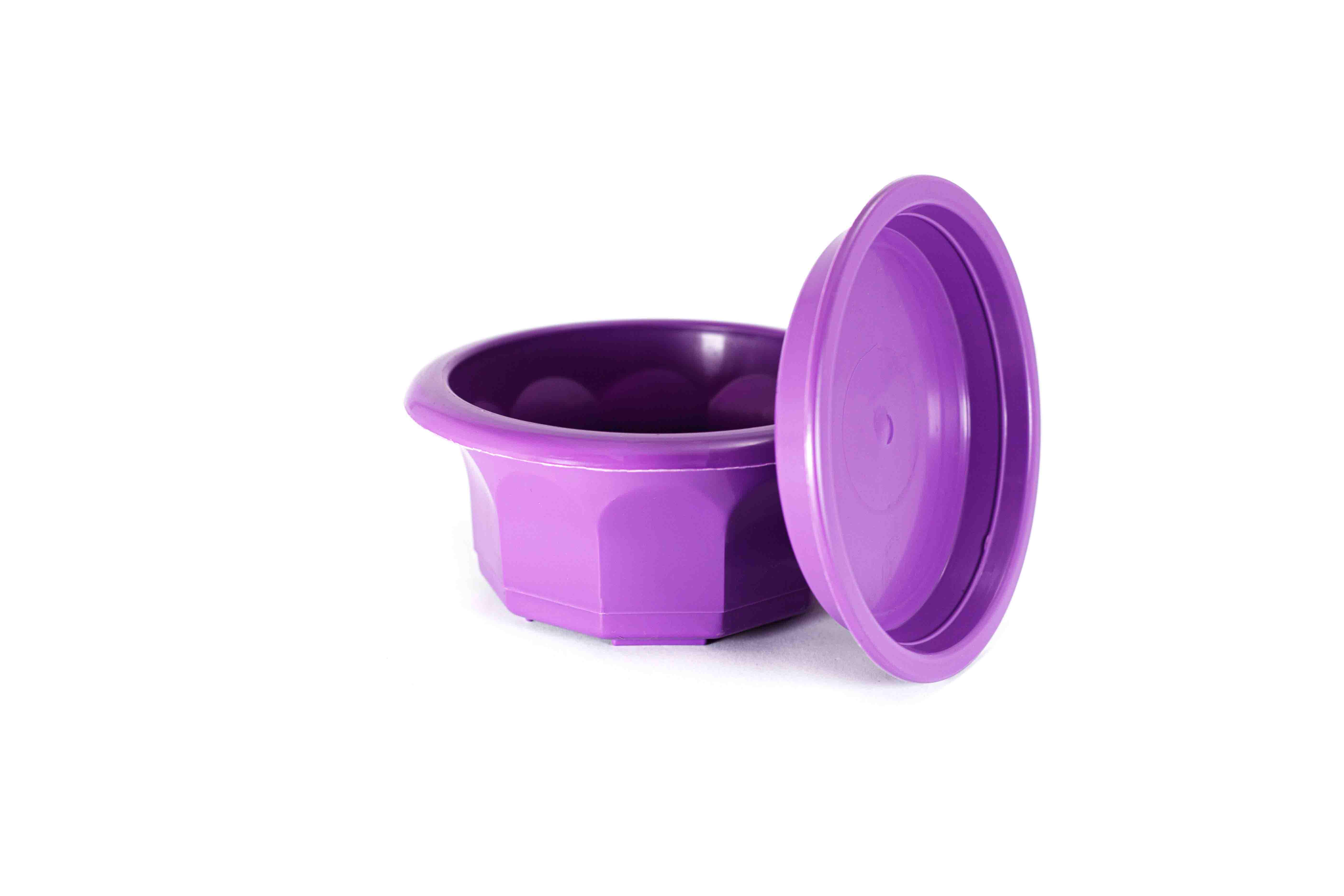 Горщик Тюльпан Ø 14x7,5 см 0,5 л Бузковий - фото 2 Горщик Тюльпан Ø 14x7,5 см 0,5 л Бузковий - фото 2