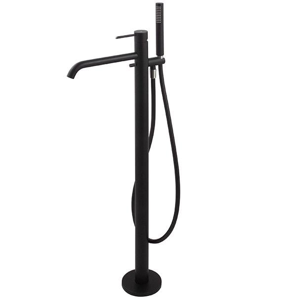 Смеситель для ванны Noken ROUND 100209456 напольный Черный (163452)