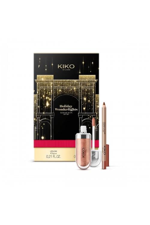 Набір для губ Kiko Milano Holiday Wonderlights Gloss Me Up Lips Gift Set (00182101) Набір для губ Kiko Milano Holiday Wonderlights Gloss Me Up Lips Gift Set (00182101)