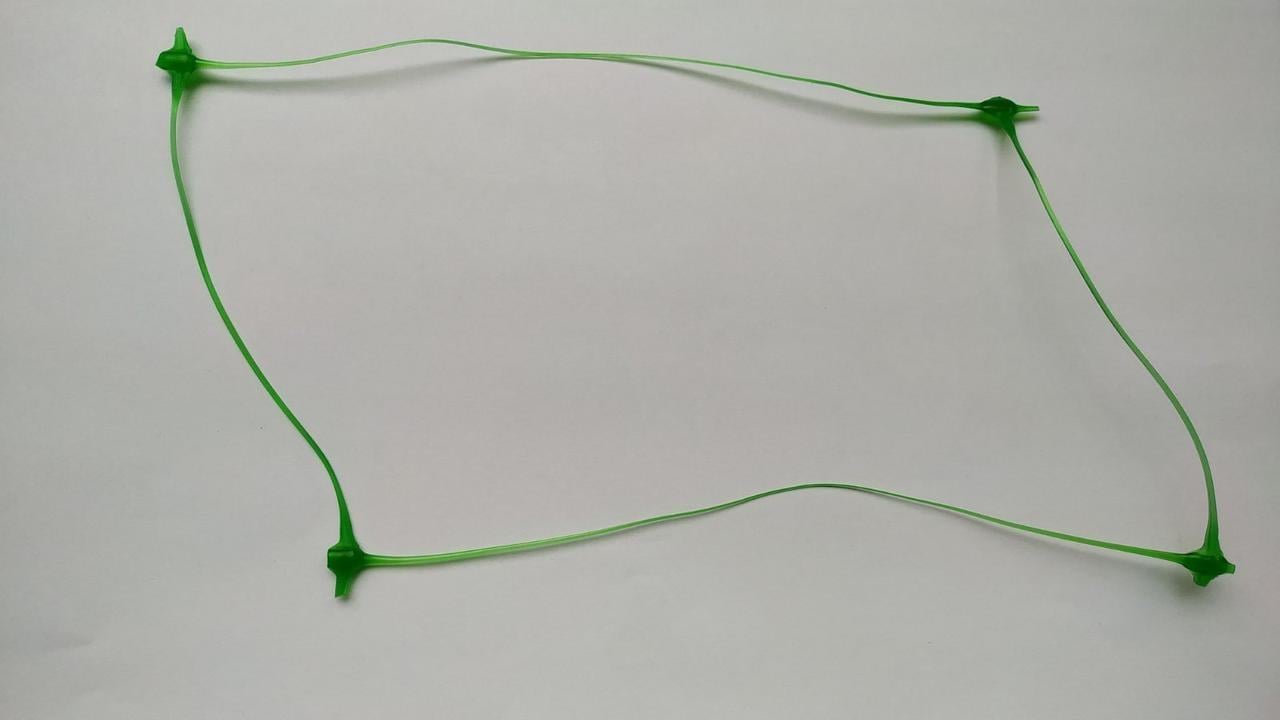 Сітка шпалерна ширина 1,7 м комірка 130х180 мм Зелений