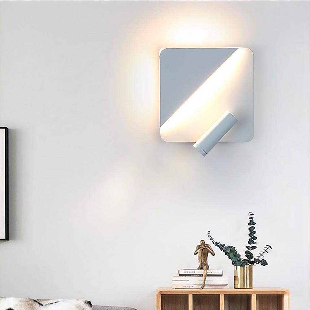 Светильник настенный светодиодный Light House LNF-17416 WT со спотом 10W Белый