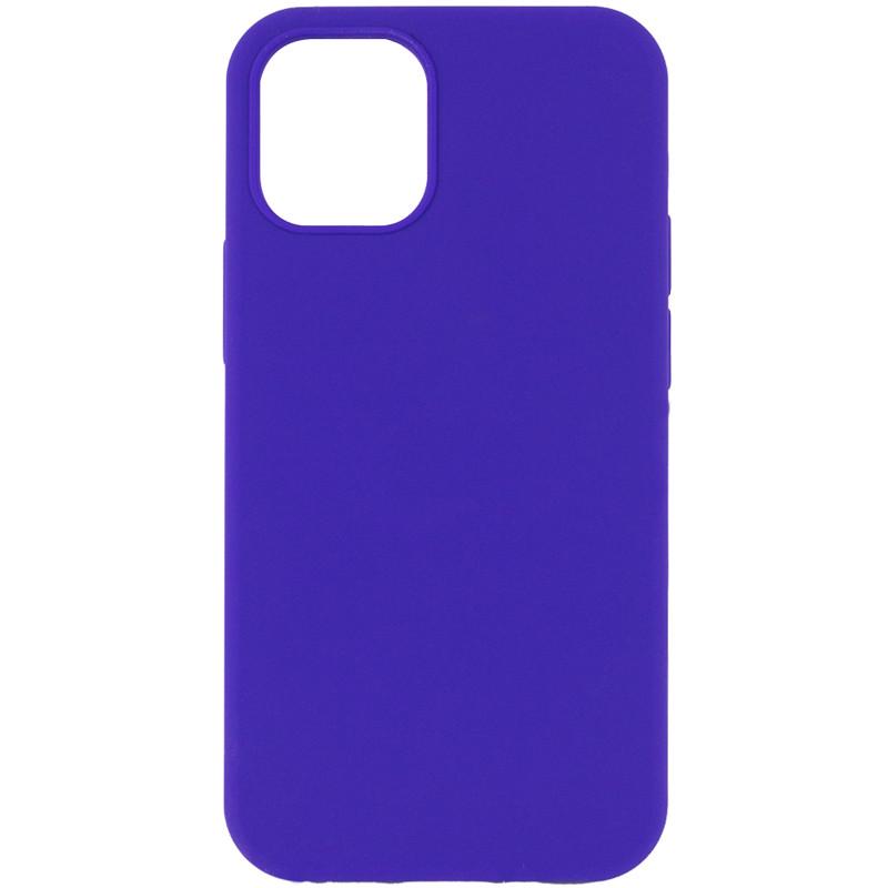 Протиударний Чохол Silicone Case Full Protective (AA) NO LOGO для Apple iPhone 12 Pro / 12 (6.1") Фіолетовий/Ultra Violet