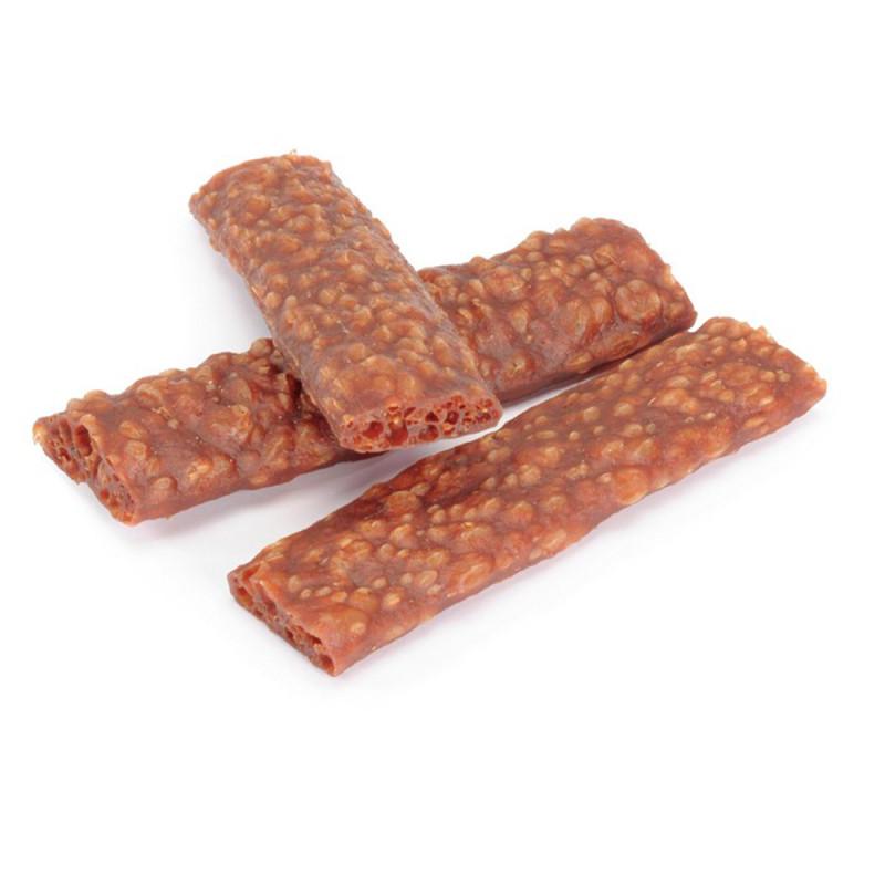 Лакомства для собак для дрессировки и поощрения Camon мясное вяленое куриное филе полосками 11 см 80 г (2731021415) - фото 2