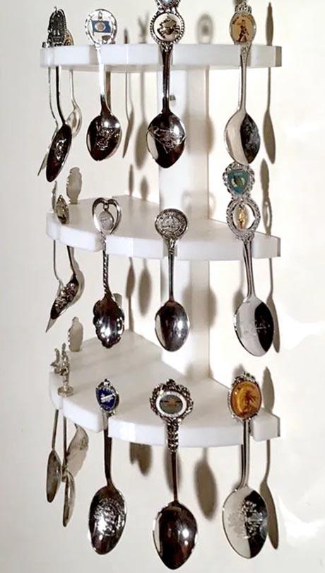 Полка для коллекции ложек Фоли Зефир (ПКЛ-005120)