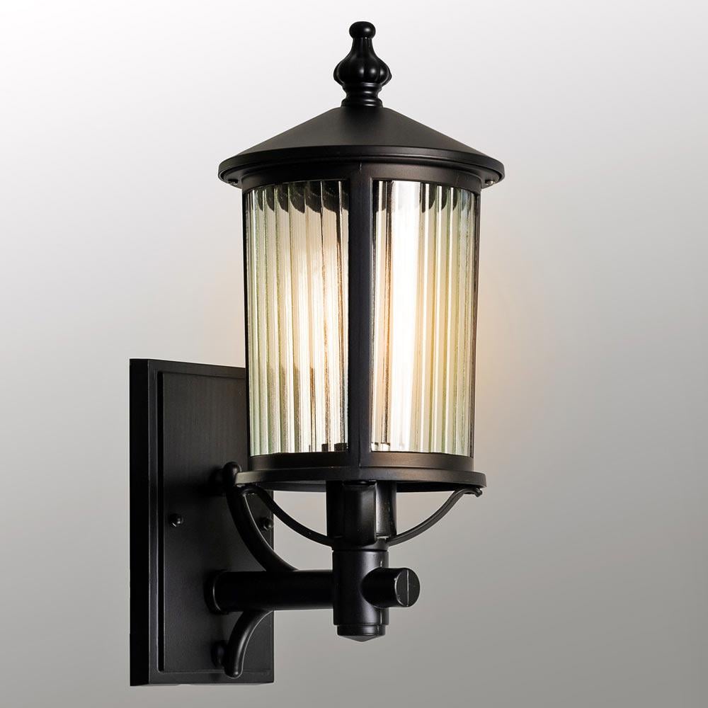 Светильник настенный уличный Бра Light House KX-20457/1W UP BK 180x240x420 Черный/Прозрачный (129435)